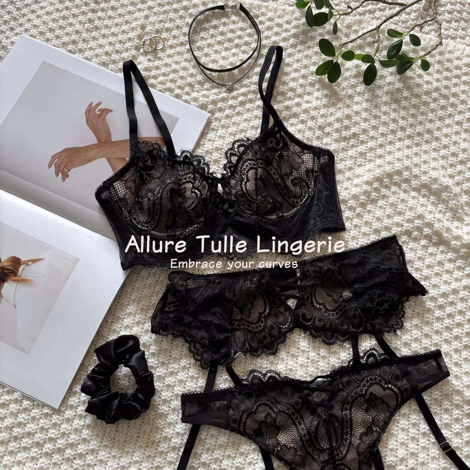 3 Pcs Lingerie Set