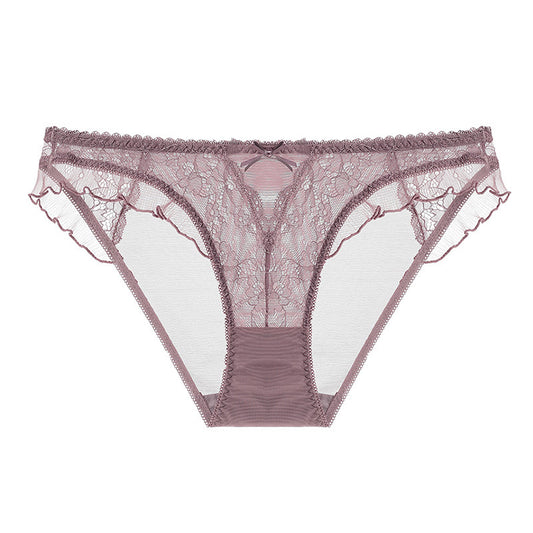 Pink Lace Ribbon Panty